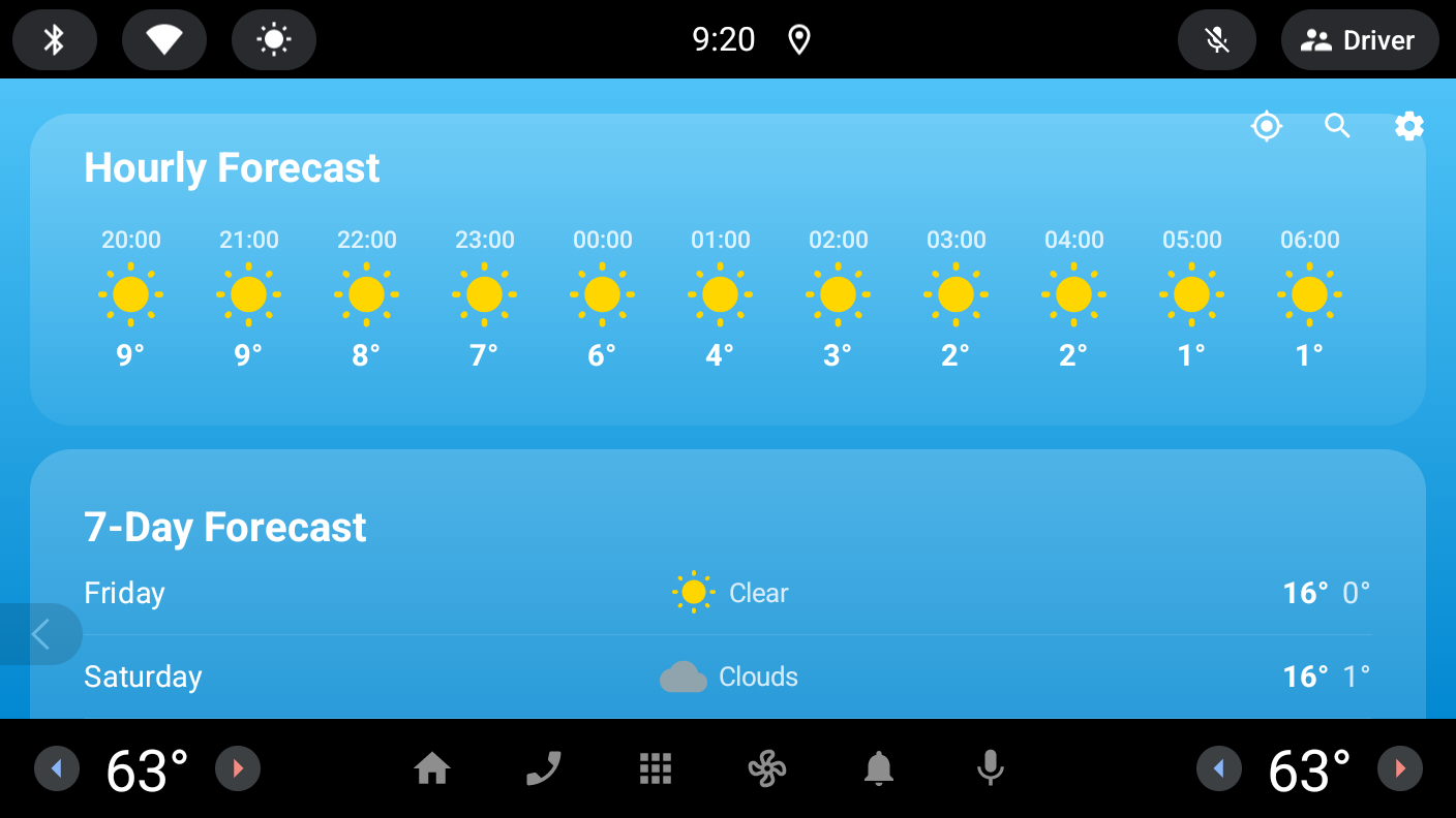Auto Weather screenshot 1