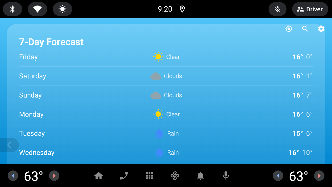 Auto Weather screenshot 2
